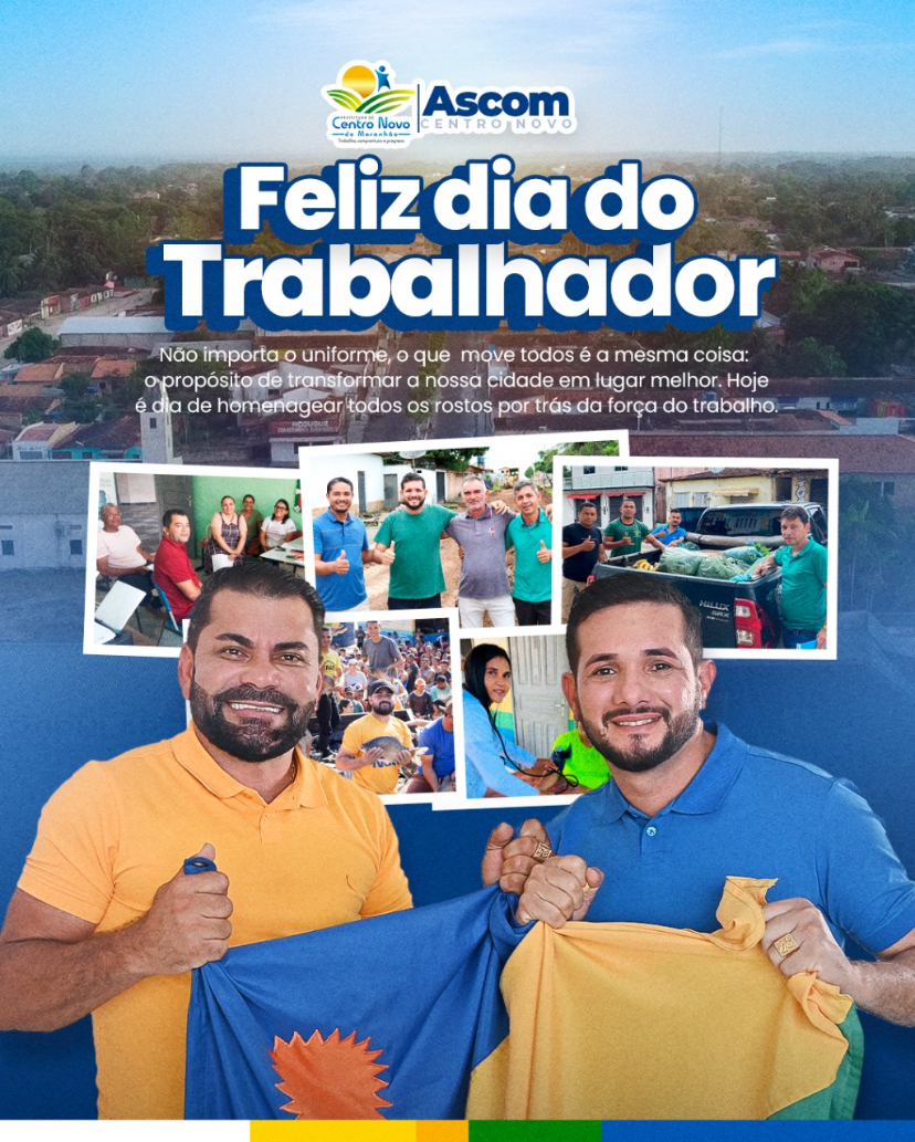 Centro Novo celebra o Dia do Trabalhador com grande Bingão promovido pela gestão de Júnior Garimpeiro
