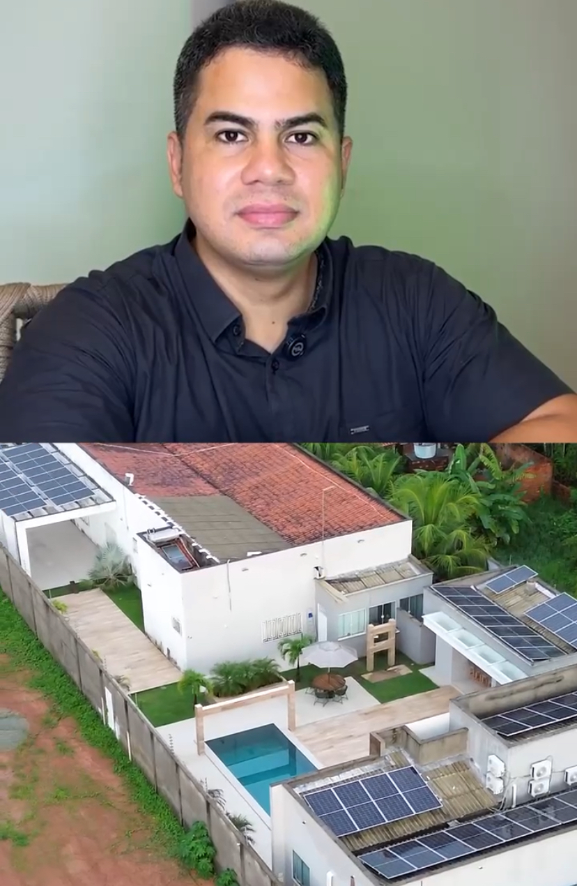 Legado Duvidoso: Calvet Filho instalou usina solar na própria mansão, mas esqueceu do povo de Rosário