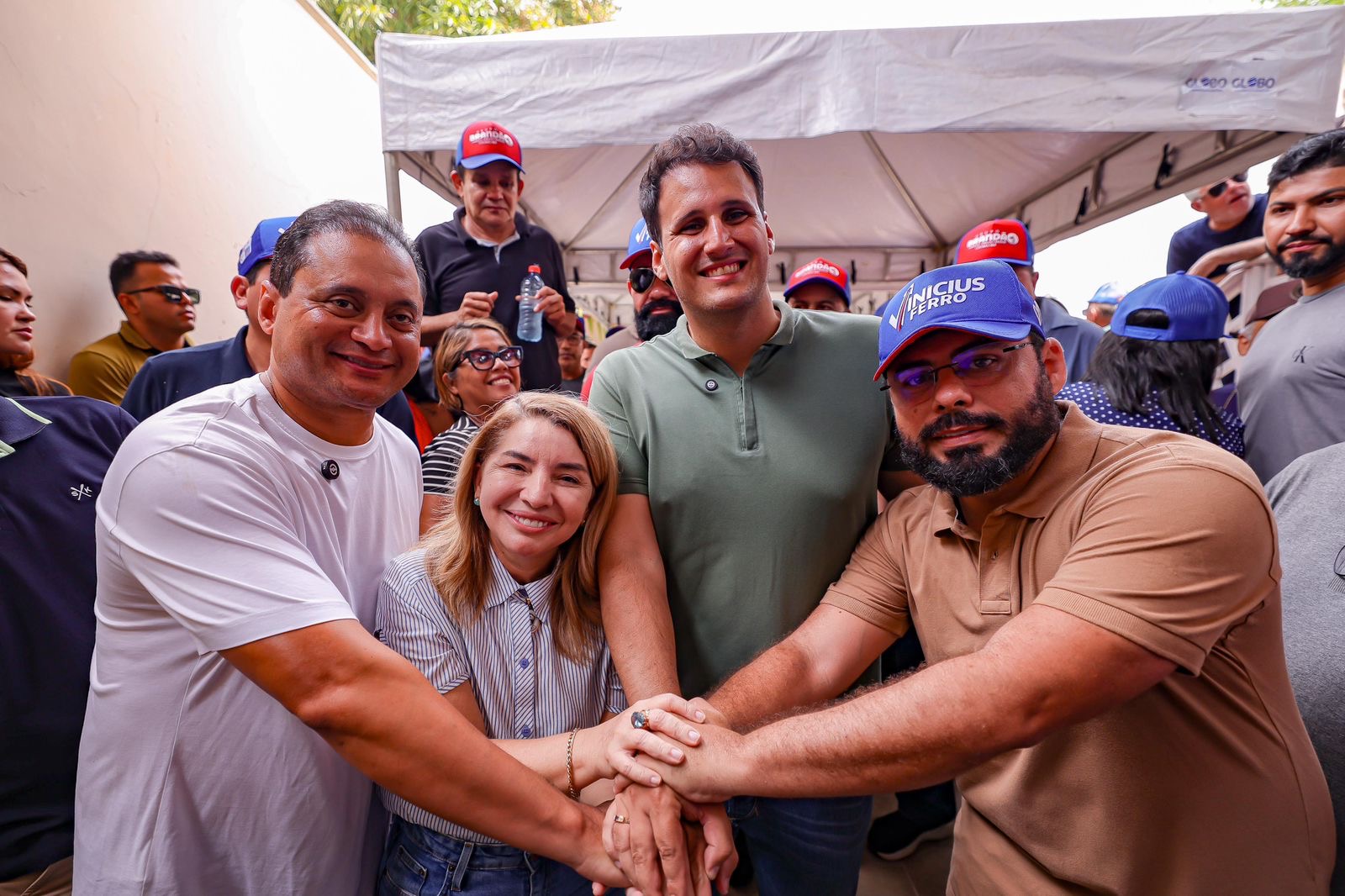 Dudu Diniz recebe Orleans, Iracema Vale e Audreia Noleto e reafirma apoio ao grupo liderado por Brandão
